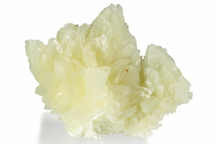 Pale Yellow Barite Crystal Cluster - Russia #354315